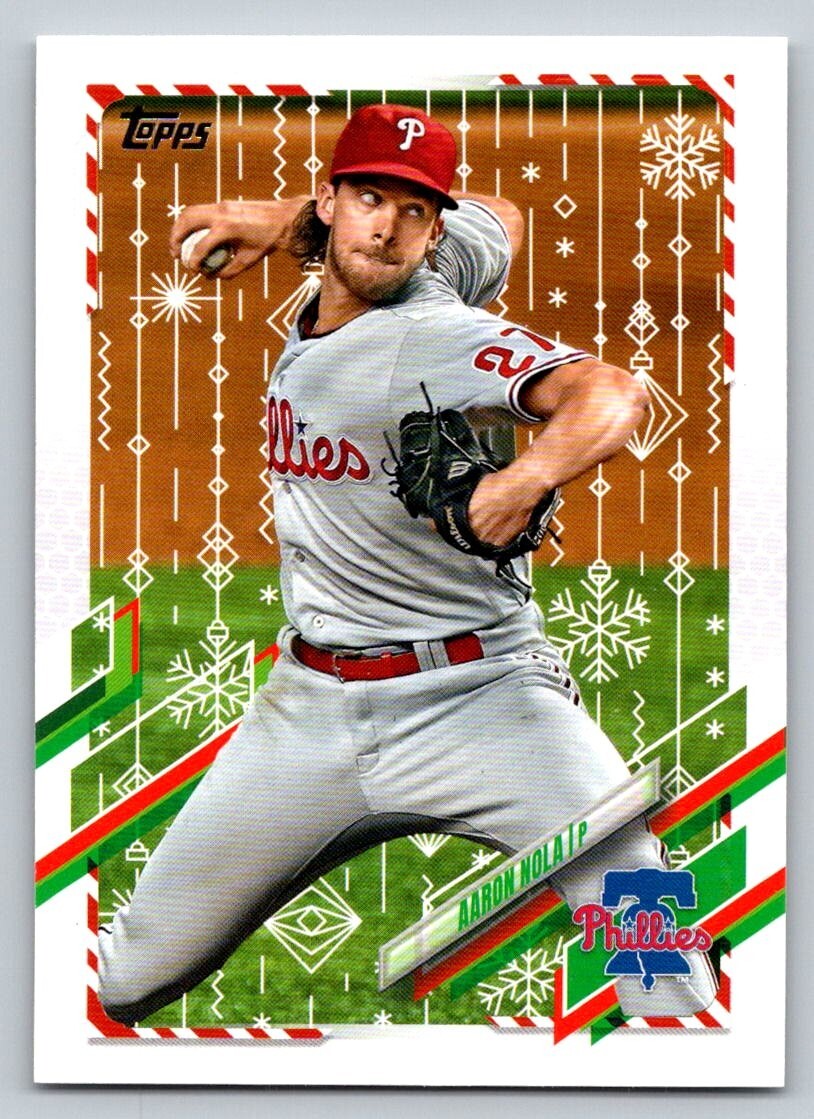 2021 Topps Holiday - Aaron Nola #HW7