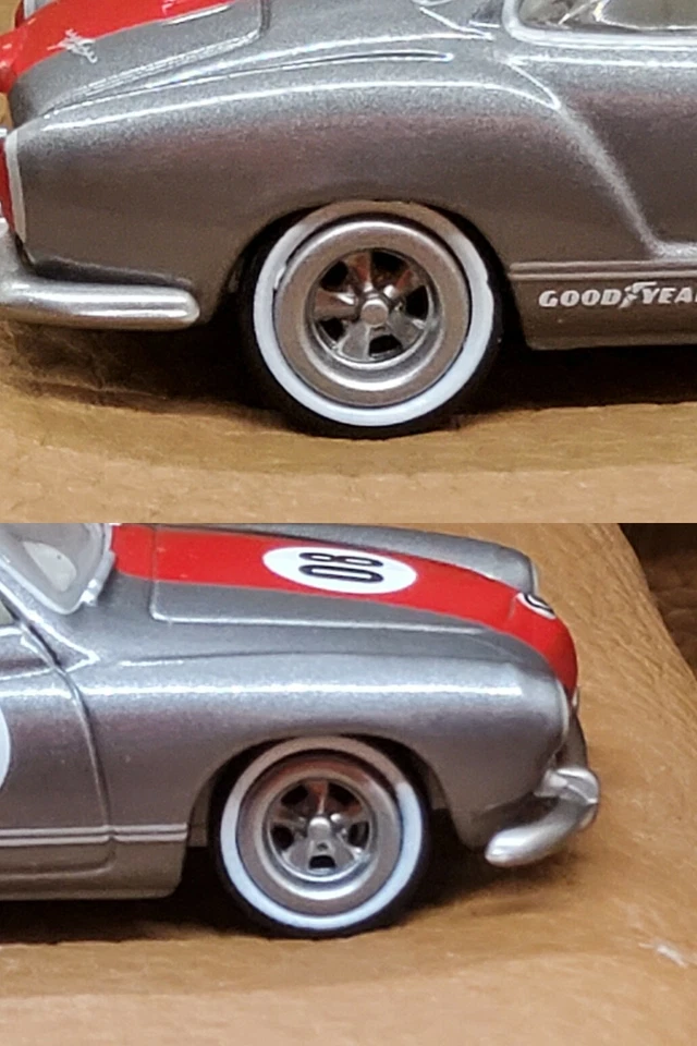 Johnny Lightning White lightning1965 Karmann Ghia reg and prototype Super Rare - Image 3 of 4