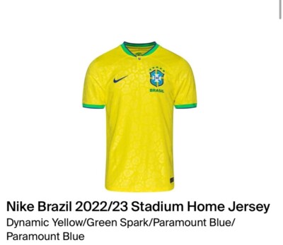 XXL Brazil 2022/23 Stadium Home Men's Nike Dri-FIT Football Shirt