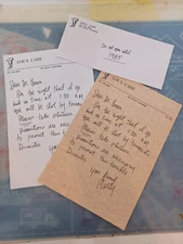 Back to the Future  Custom Made Biff Notes  Prop Cosplay Novelty