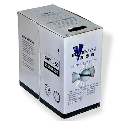 Vertical Cable 059-486/CMXT UTP CAT5E LSZH Direct Burial Waterproof Black 230 ft