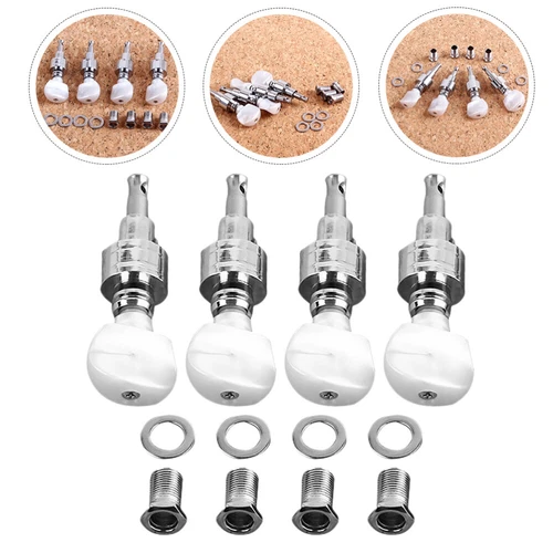 4 Pcs Banjo String Replacement Tuners Baby Guitar Pegs Planetary