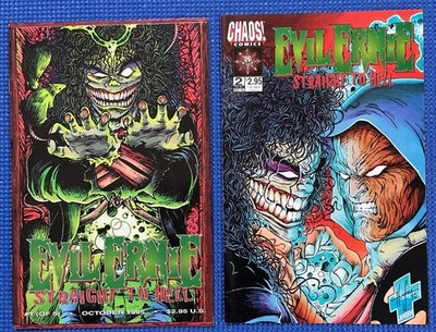 Evil Ernie Straight to Hell #1 + #2 Chaos Comics