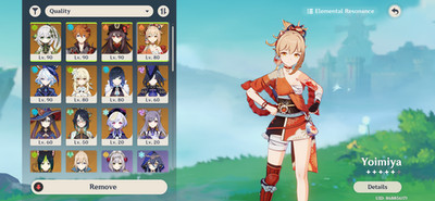 genshin impact acc AR57 ( Also 15 5 Stars ( Text before Buying! Warning! )