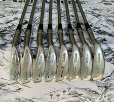 Wilson Forged Dyna-Power II Iron Set 3-PW , R flex steel, 6 New Grips. Nice 