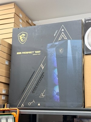 MSI MEG PROSPECT 700R Black Steel / Tempered Glass ATX Mid Tower Cases - NEW