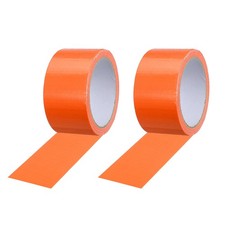 2 Pcs Pickleball Court Tape 2 in x 16 Yard, Waterproof Court Line Tape Orange