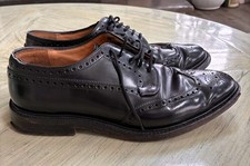 Church's English Custom Grade Leather Wingtip Shoes Men's US 10
