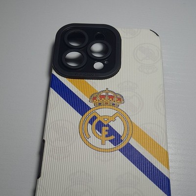 Real Madrid Logo White Blue Yellow Hard Case for iPhone 16 Pro Max | eBay