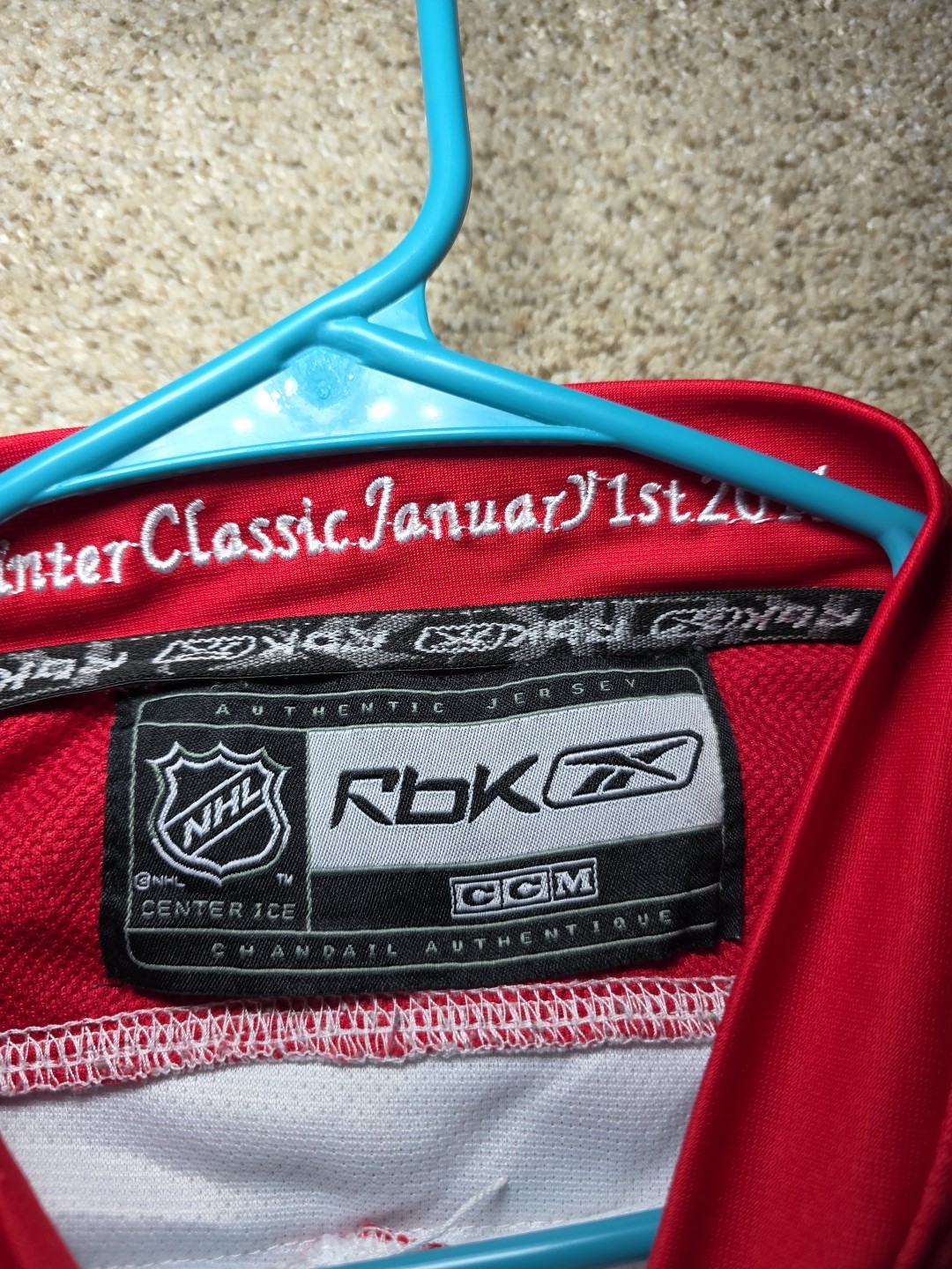 Washington Capitals Alex Ovechkin 2011 Winter Classic Youth Jersey Size L/XL thumbnail 9