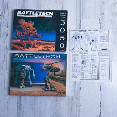 Battletech The Return Of Kerensky Technical Readout 3050 And 3025 FASA Corp