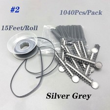 Dental Orthodontic Elastic Power Chain Ligature Ties Bands For Brackets Braces