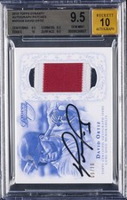 2015 TOPPS DYNASTY 3 COLOR PATCH #APDO6 DAVID ORTIZ /10 BGS 9.5 AUTO 10