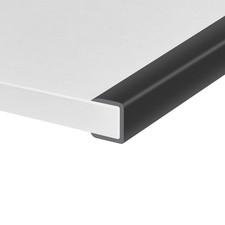 Rubber Edge Trim 3/4" Self-Adhesive U-Shaped Flexible Edge Protector 10Ft