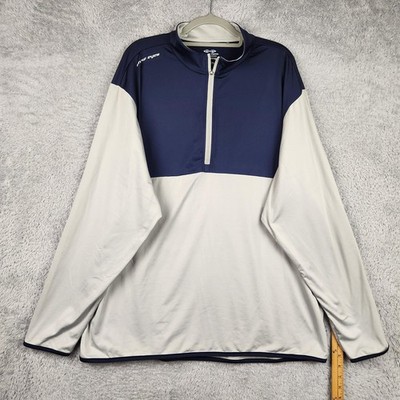 Snake Eyes Pullover Mens 3XL Blue Gray 1/4 Zip Golf Lightweight Preformance Dad