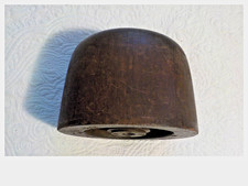 Vintage Hat Mold Form Wooden 5 5/8 7 1/2 #29 Hoffman antique