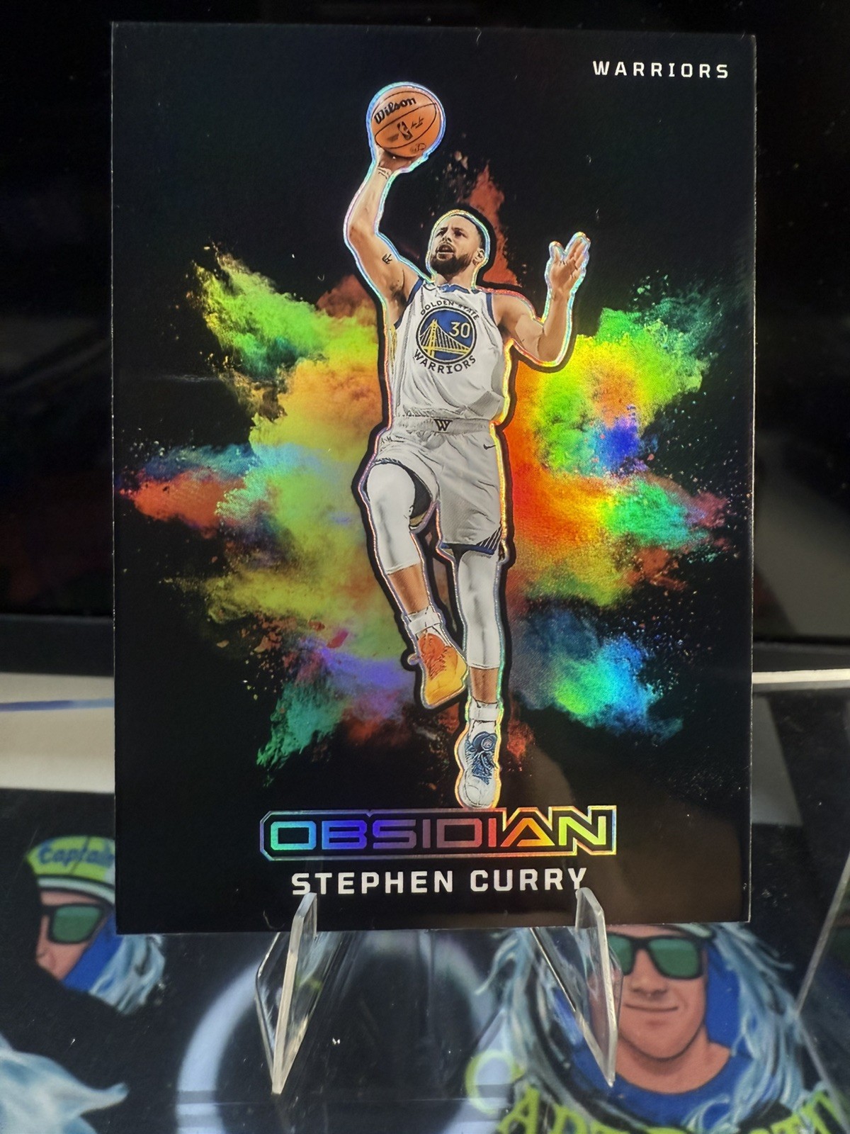 2024-25 Panini Obsidian Stephen Curry #6 Black Color Blast Case Hit SSP