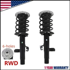 2x Front Shock Strut Assys w/EDC For BMW F30 F31 F32 F33 F36 316d 318d 320d RWD