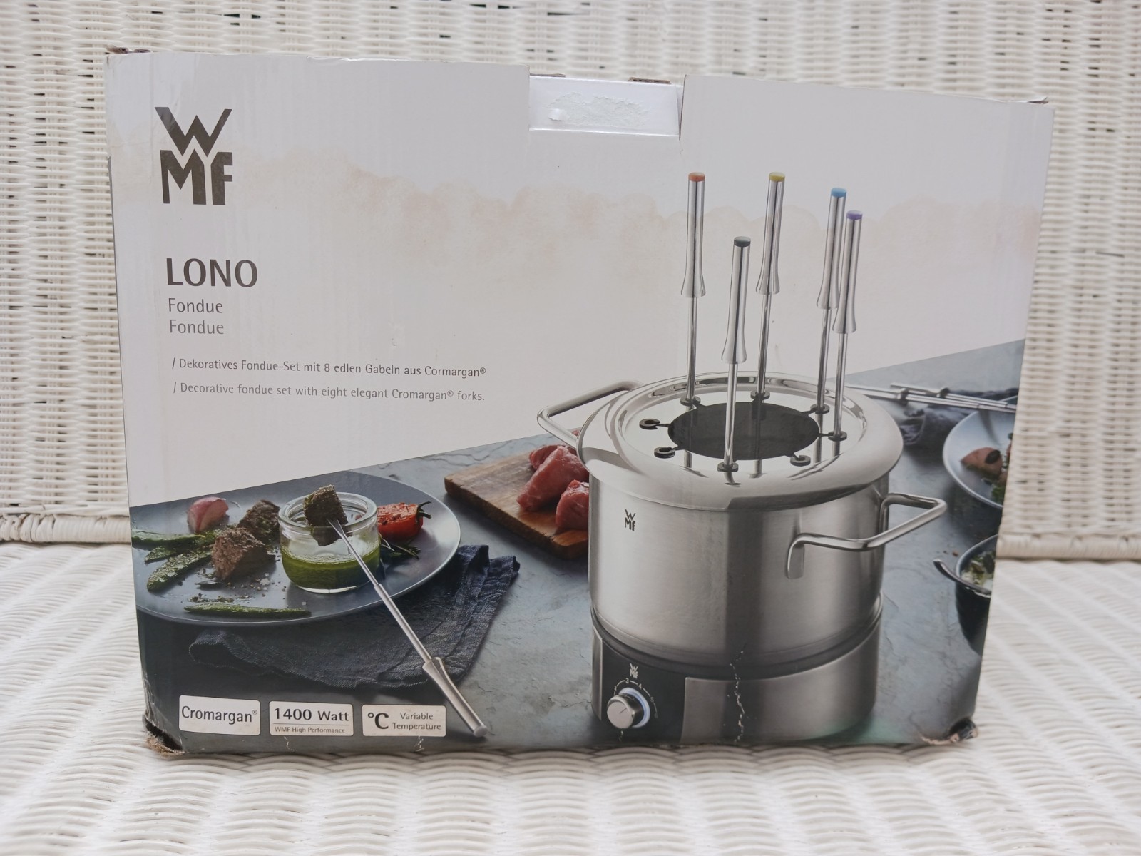 Appareil à fondue WMF LONO 0415130011 en acier inoxydable pour 8 personnes