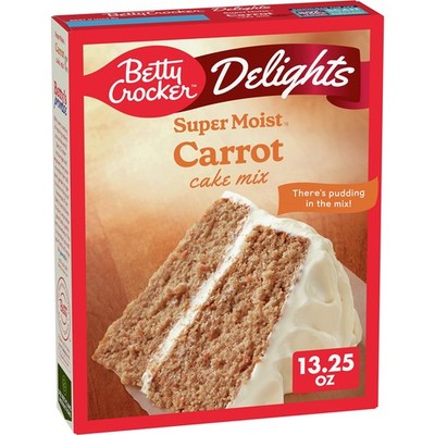 Betty Crocker Delights Super Moist, Carrot Cake Mix, 13.25 Ounce (Pack of 1)
