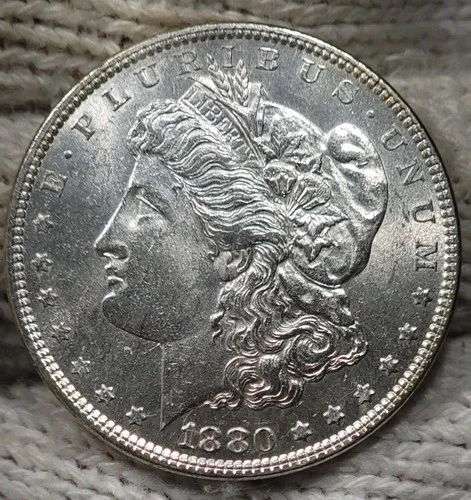 1880 Morgan Silver Dollar Brilliant Uncirculated
