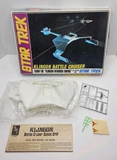 1968 Star Trek Klingon Battle Cruiser Model Kit AMT S952802 New with Box