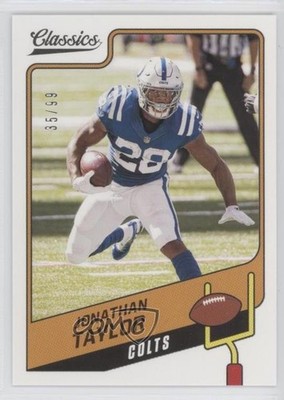 2021 Panini Classics Red Back 35/99 Jonathan Taylor #7 0c6