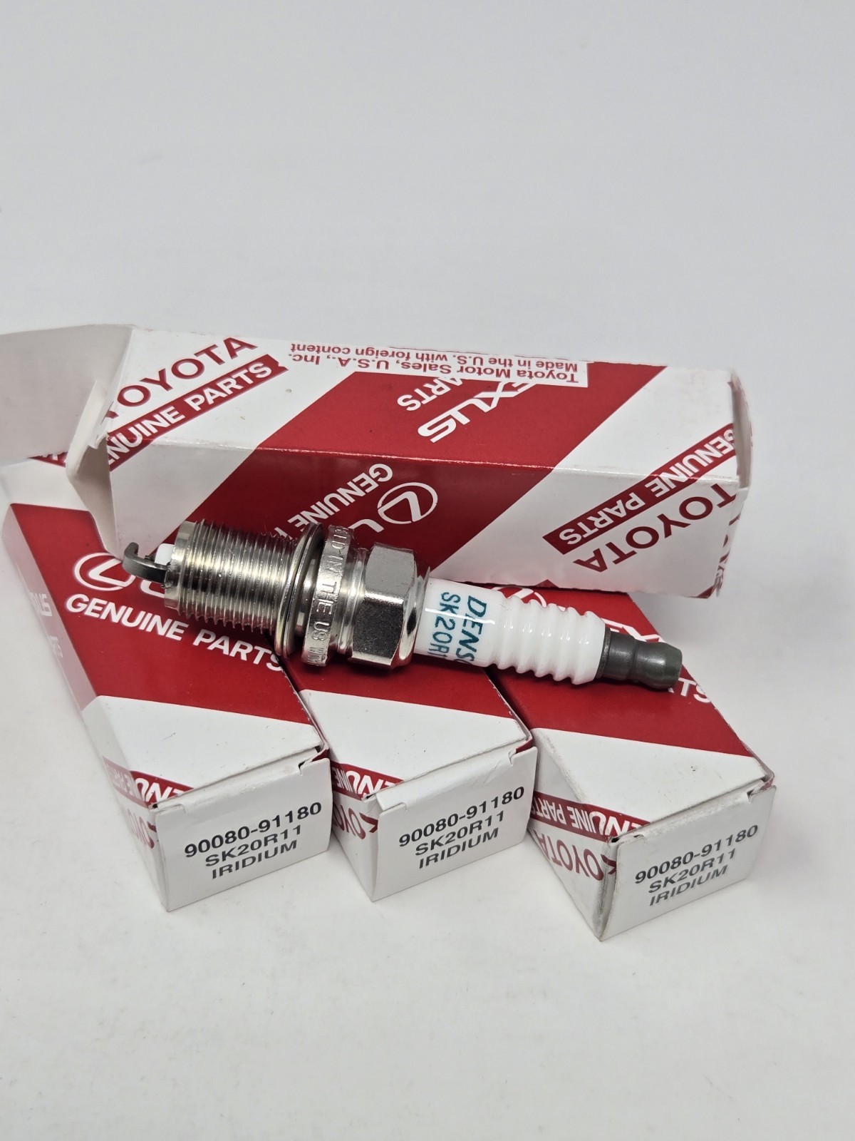 Geunine Lexus Toyota Factory OEM 90080-91180 SK20R11 Iridium Spark Plugs Qty 4