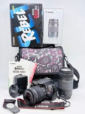 Canon EOS Rebel SL1 18MP DSLR w/ 18-55mm STM 75-300mm USM Lens