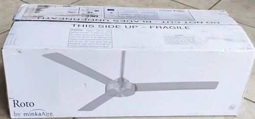 Minka Aire Roto Ceiling Fan, Oil Rubbed Bronze - F524-ORB - Picture 2 of 6