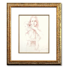 Pino (1939-2010)- Original Drawing on Paper "Untitled"