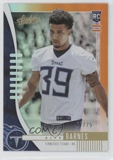 2019 Panini Absolute Rookie Orange Spectrum 67/75 Alex Barnes #193 0c6