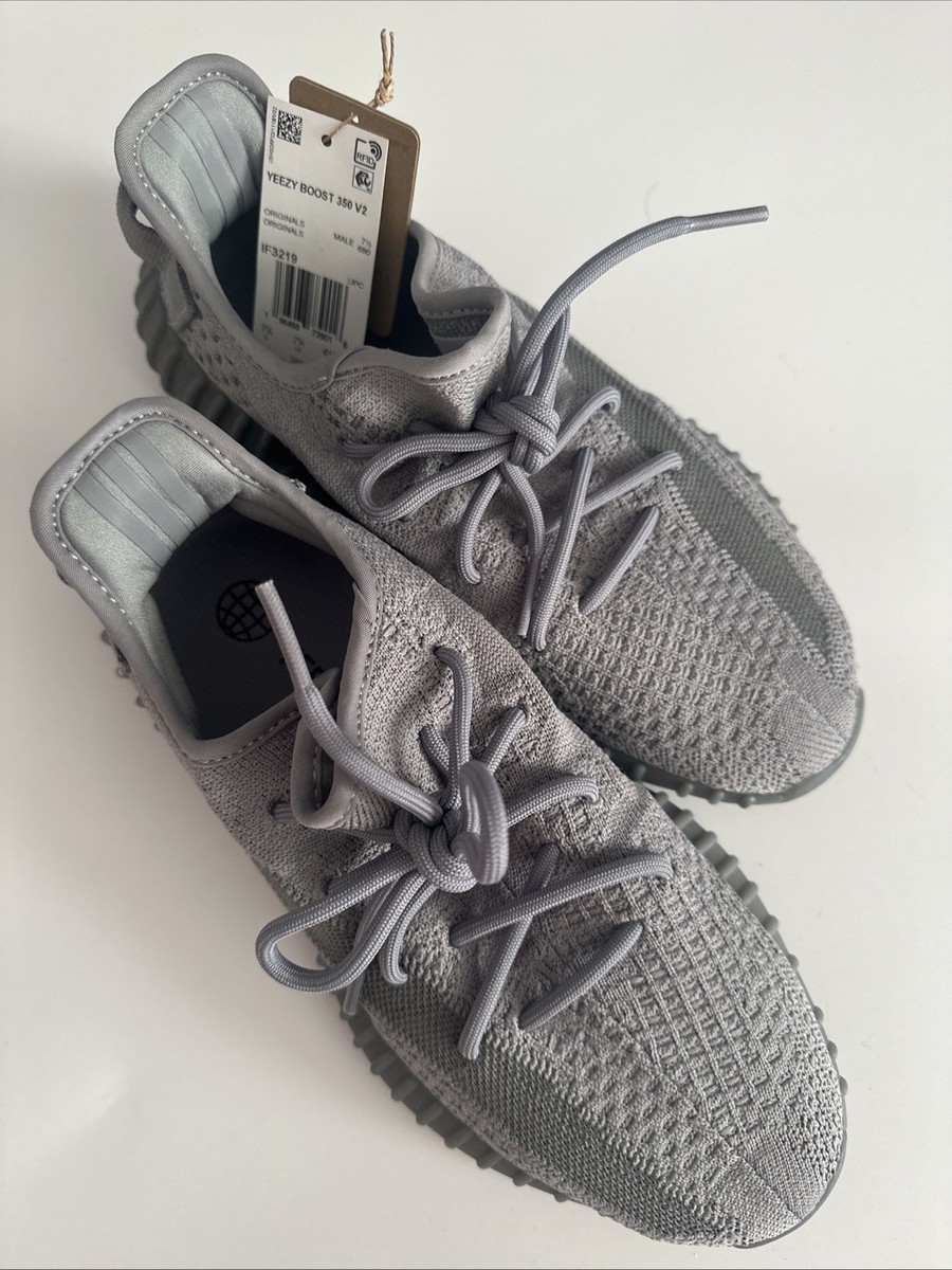 Shoe On Feet Buy Yeezy Ash Blue Adidas Men Yeezy Boost 350 V2 'Ash