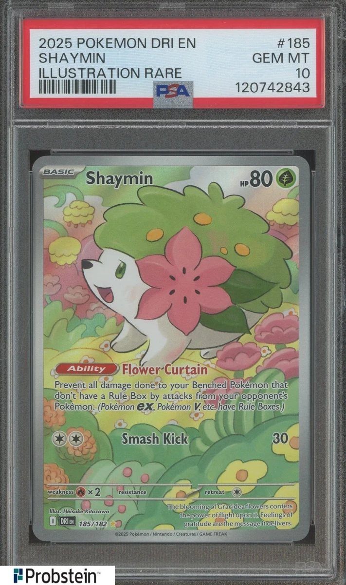 Shaymin Pokémon TCG Professional Sports Authenticator (PSA) Grade