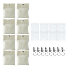 8 Pack Outdoor Curtain Weights with Metal Clips for Secure Drapery Management