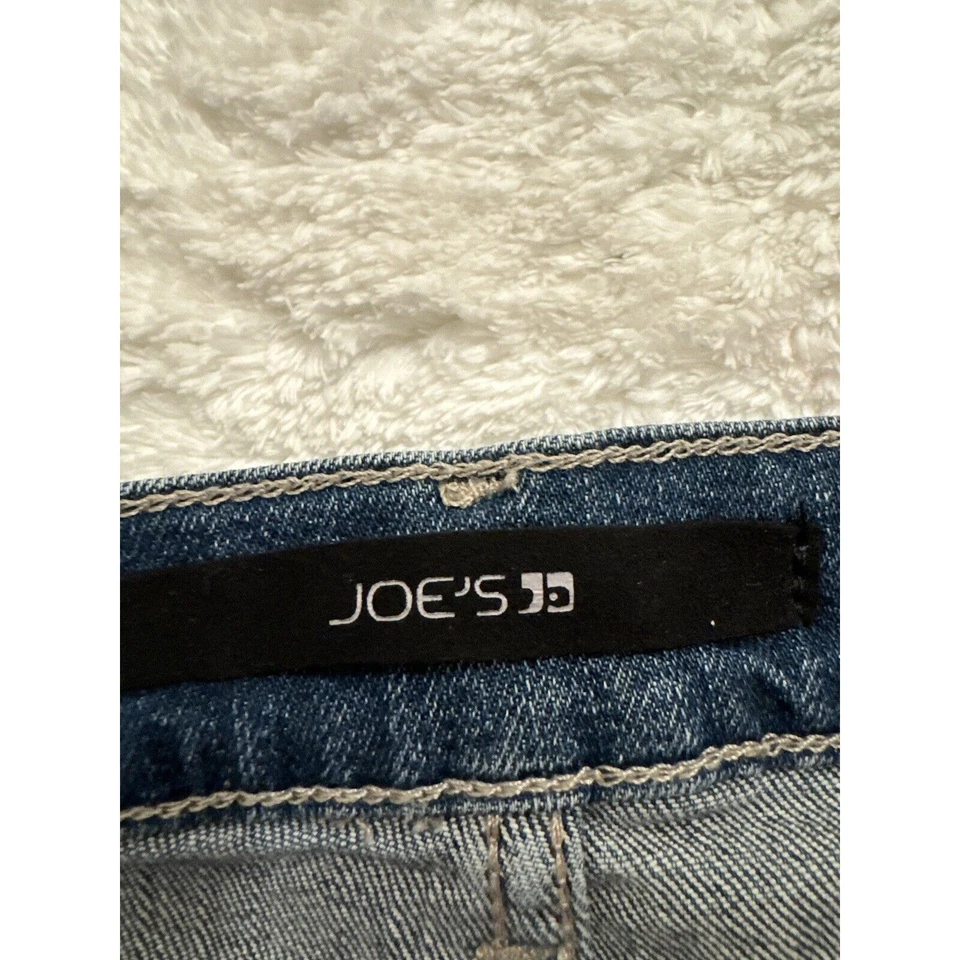 JOE’S JEANS Denim Shorts Lace Overlay Size 30 Cottagecore - Image 2 of 4