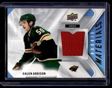 2021-22 Upper Deck Series 2 Rookie Materials Calen Addison Rookie #RM-CA