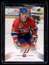 2008-09 Upper Deck Canadiens Centennial Stephan Lebeau 042/100 #120
