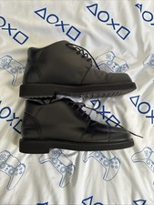 Rockport Darby DMX Men?s Black Leather Lace Boots Size 10.5W