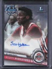 2023-24 Bowman University Chrome #BCPA-SM Scotty Middleton Auto