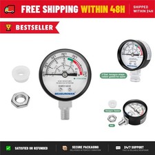 MEASUREMAN Pressure Cooker Gauge 2" Dial 0-30 PSI Lower Mount MA185