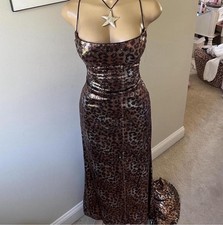 Cheetah Print Sherri Hill Prom Dress Size 8