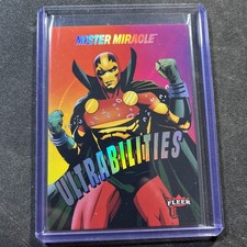 Fleer Ultra Superman Mister Miracle Ultrabilities Insert #10