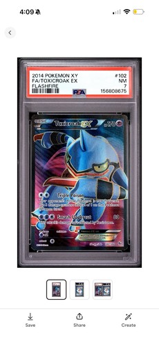 Toxicroak-EX graded PSA 7 for sale on eBay