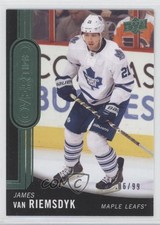 2014-15 Upper Deck Overtime Emerald 6/99 James van Riemsdyk #6 2a8