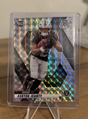 2025 Panini Mosaic Ashton Jeanty True Silver Prizm RC #345