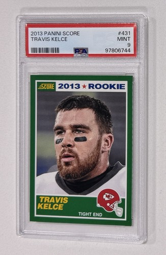2013 Panini Score Travis Kelce PSA 9 RC Chiefs #431
