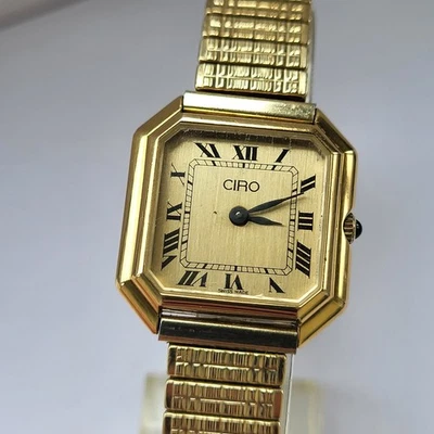 Ciro Damen Vintage Uhr Handaufzug Swiss Made Vergoldet – Original Watch  - Bild 1 von 4