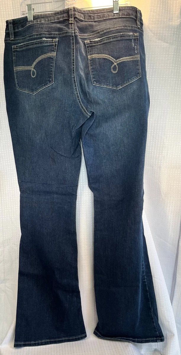 2000s Jeans Bootcut - 00s Lee swag flare bootcut denim faded