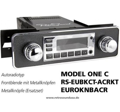 RetroSound RS-EUBKCT-ACRKT - Frontblende mit Metall-Bedienknöpfen